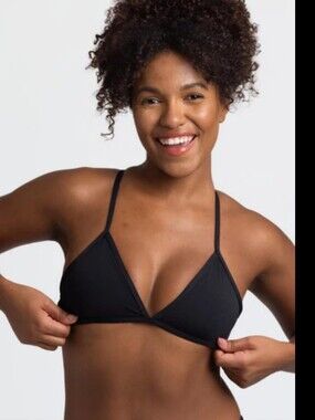 Jolyn Clothing Black Triangle Teresa Bikini Top